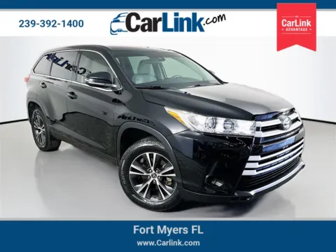 Black 2019 Toyota Highlander LE for sale in Fort Myers, FL
