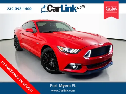 Red 2017 Ford Mustang GT Premium for sale in Fort Myers, FL