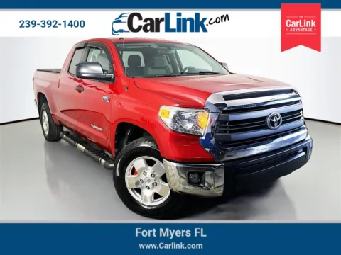 Red 2015 Toyota Tundra SR5 for sale in Fort Myers, FL