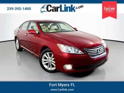 Red 2011 Lexus ES 350 for sale in Fort Myers, FL