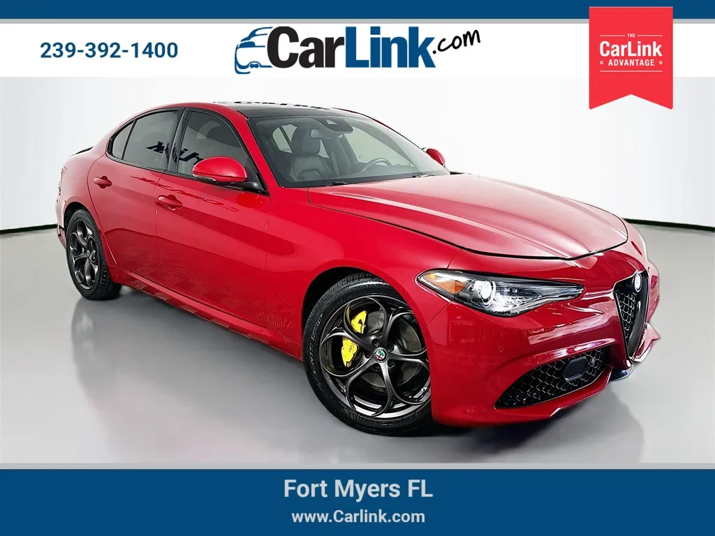 Red 2020 Alfa Romeo Giulia Ti Sport for sale in Fort Myers, FL