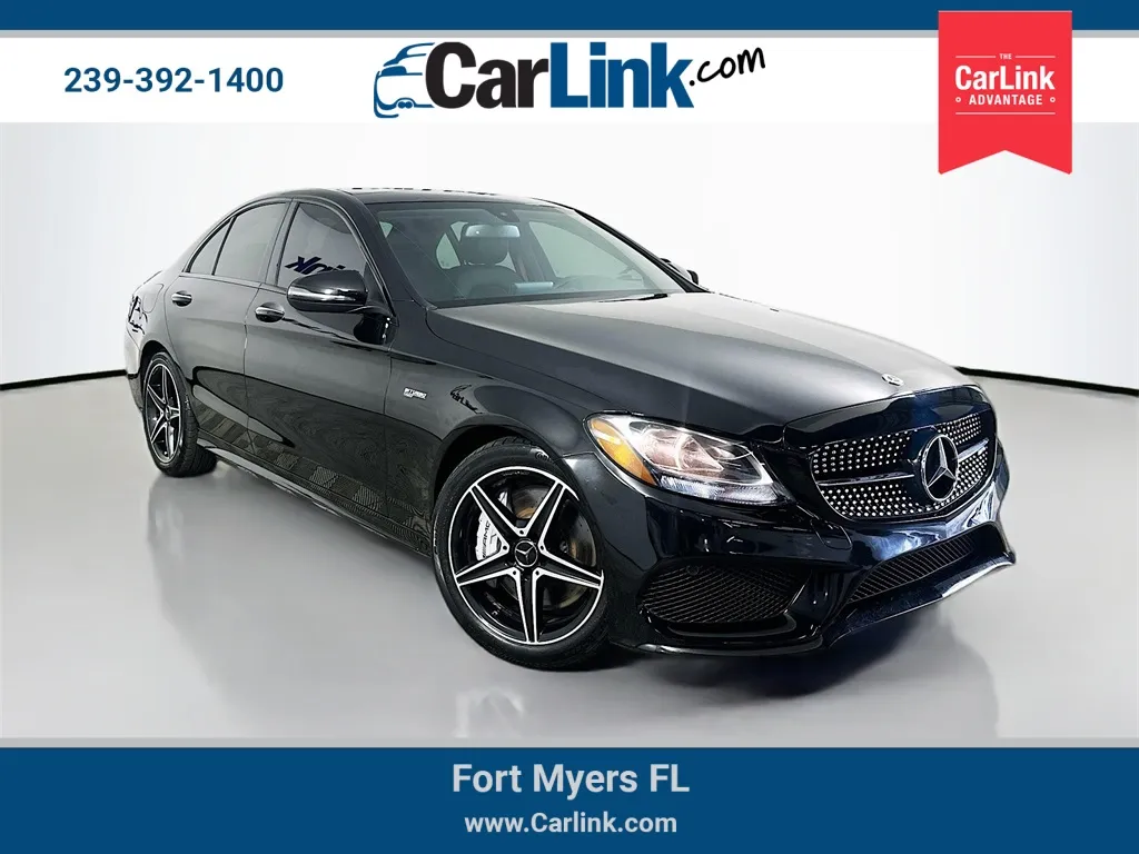 Black 2018 Mercedes-Benz C-Class C 43 AMG for sale in Fort Myers, FL