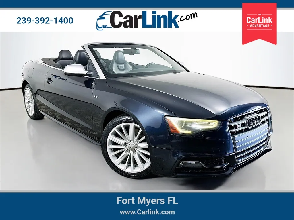 Blue 2014 Audi S5 3.0T Premium Plus for sale in Fort Myers, FL