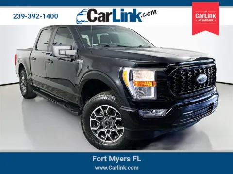 Black 2021 Ford F-150 XL for sale in Fort Myers, FL