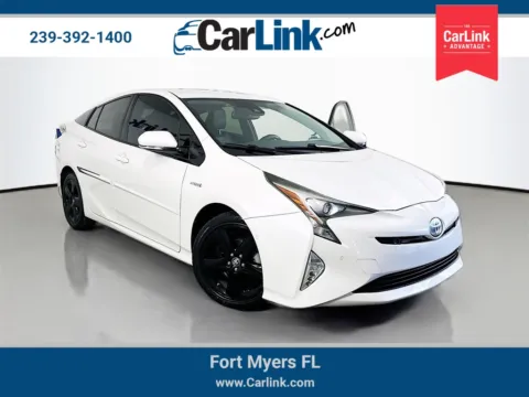 White 2017 Toyota Prius Four Touring for sale in Fort Myers, FL