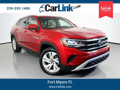 Red 2020 Volkswagen Atlas Cross Sport 3.6L V6 SEL for sale in Fort Myers, FL
