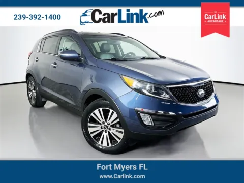 Blue 2015 Kia Sportage EX for sale in Fort Myers, FL