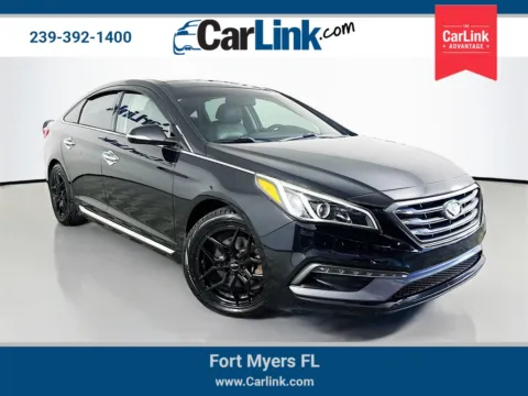 Black 2016 Hyundai Sonata Limited for sale in Fort Myers, FL