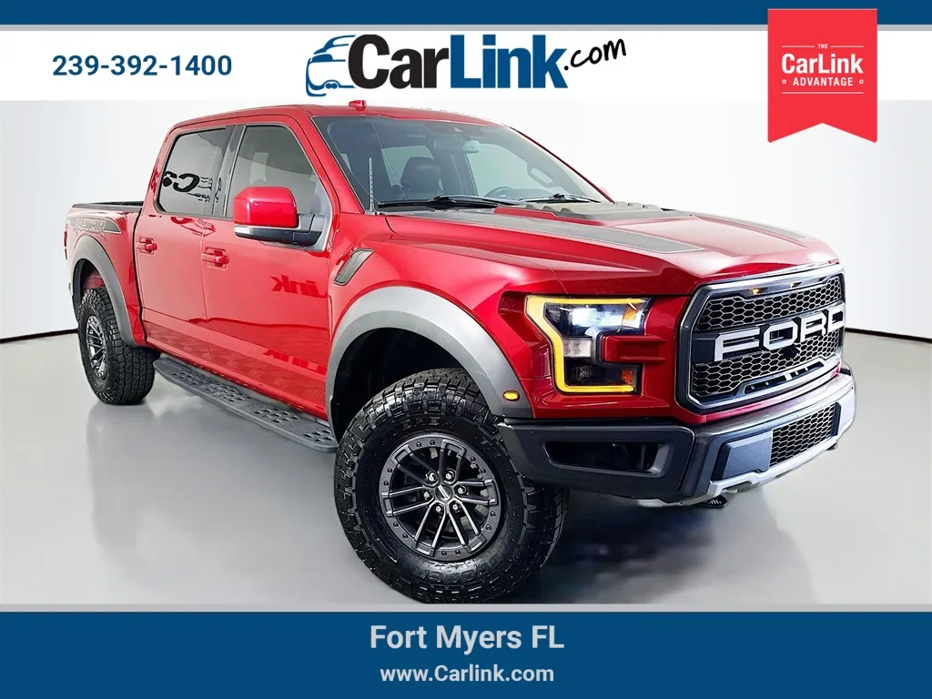 Red 2020 Ford F-150 Raptor for sale in Fort Myers, FL