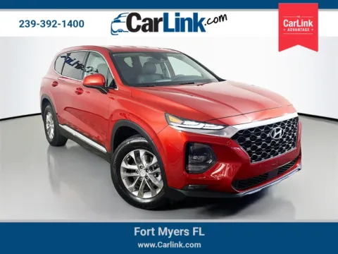 Orange 2020 Hyundai Santa Fe SEL for sale in Fort Myers, FL