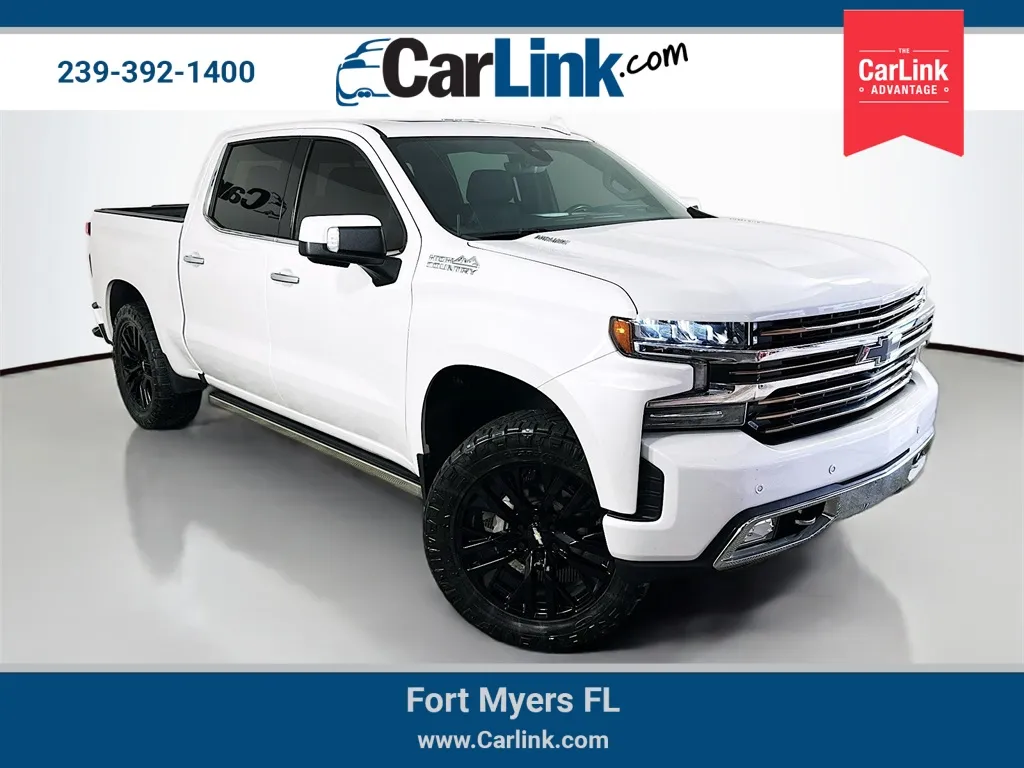 White 2020 Chevrolet Silverado 1500 High Country for sale in Fort Myers, FL