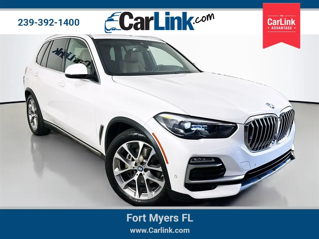 White 2021 BMW X5 sDrive40i for sale in Fort Myers, FL