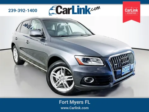 Gray 2017 Audi Q5 2.0T Premium Plus for sale in Fort Myers, FL