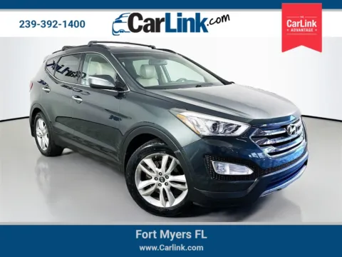 Green 2013 Hyundai Santa Fe Sport 2.0L Turbo for sale in Fort Myers, FL
