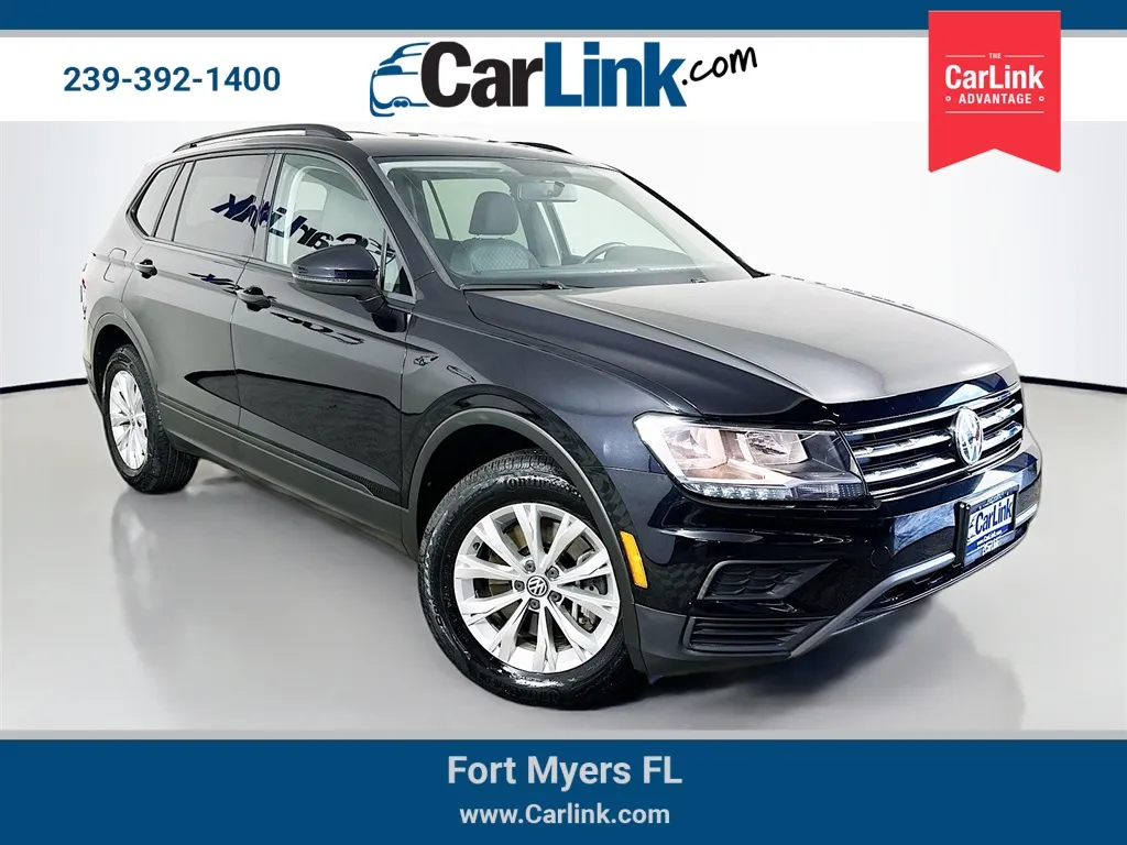 Black 2019 Volkswagen Tiguan 2.0T S for sale in Fort Myers, FL
