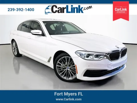 White 2019 BMW 5 Series 540i for sale in Fort Myers, FL