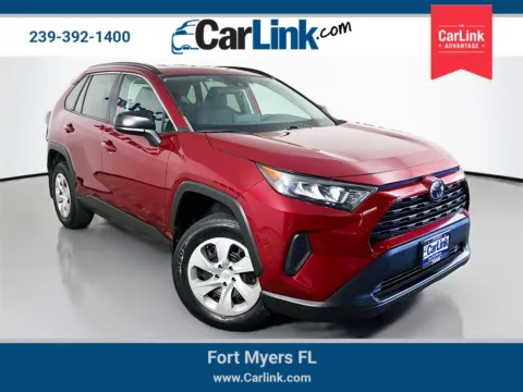 Red 2021 Toyota RAV4 LE for sale in Fort Myers, FL