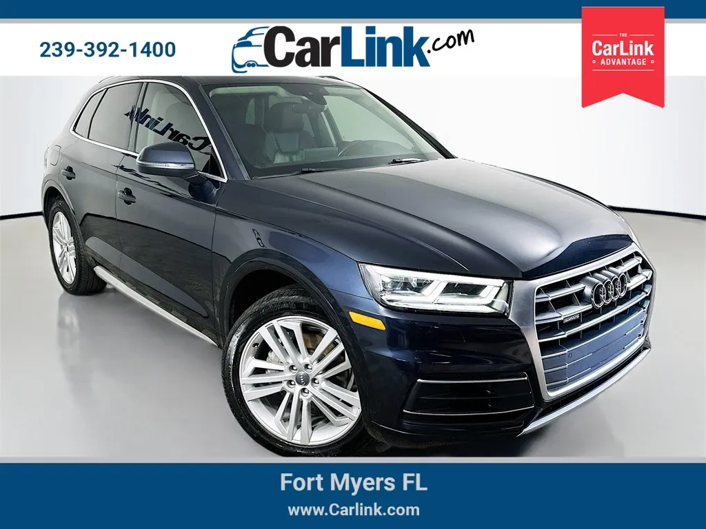 Blue 2018 Audi Q5 2.0T for sale in Fort Myers, FL