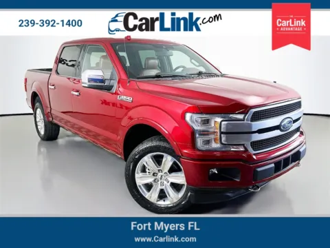 Red 2019 Ford F-150 Platinum for sale in Fort Myers, FL