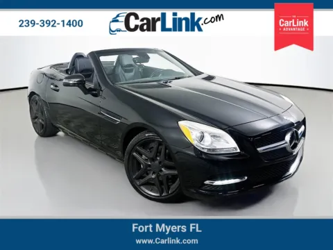 Black 2015 Mercedes-Benz SLK 250 for sale in Fort Myers, FL