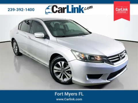 Silver 2014 Honda Accord LX for sale in Fort Myers, FL