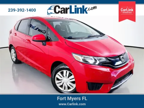 Red 2017 Honda Fit LX for sale in Fort Myers, FL