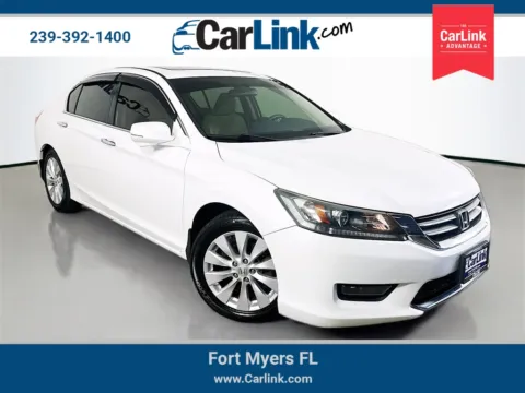 White 2014 Honda Accord EX for sale in Fort Myers, FL
