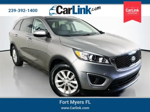 Silver 2017 Kia Sorento LX for sale in Fort Myers, FL