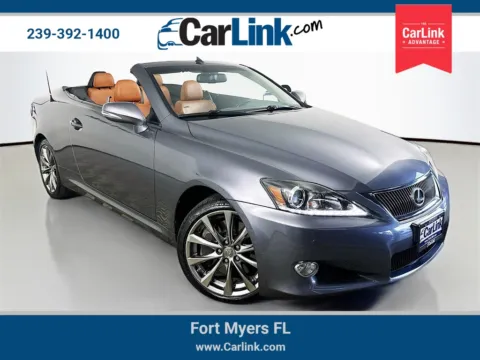 Gray 2014 Lexus IS 350 C for sale in Fort Myers, FL