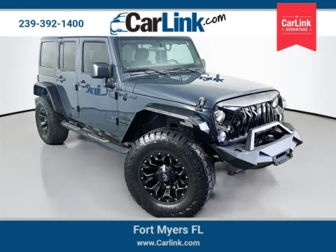 Gray 2016 Jeep Wrangler Unlimited Sport for sale in Fort Myers, FL