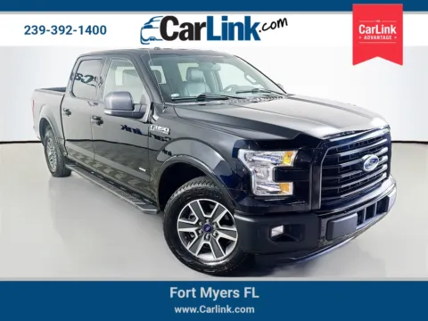 Black 2016 Ford F-150 XLT for sale in Fort Myers, FL