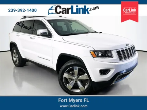 White 2015 Jeep Grand Cherokee Limited for sale in Fort Myers, FL