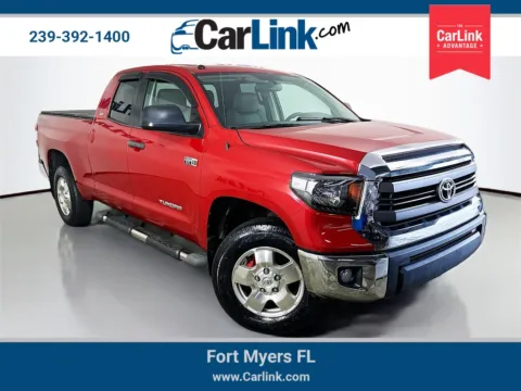 Red 2015 Toyota Tundra SR5 for sale in Fort Myers, FL