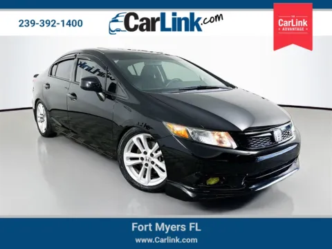 Black 2012 Honda Civic Si for sale in Fort Myers, FL
