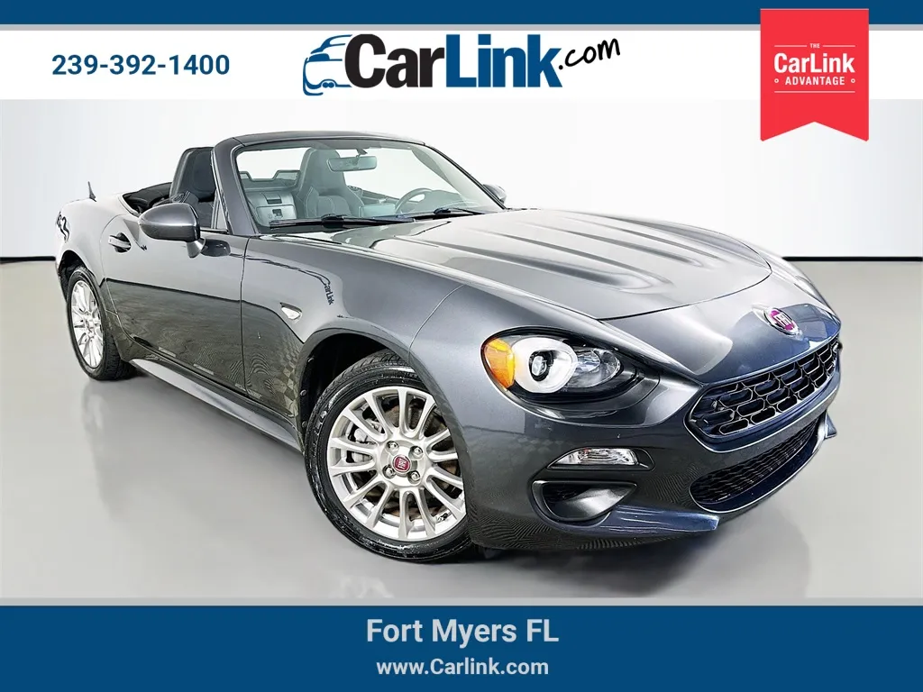Gray 2017 Fiat 124 Spider Classica for sale in Fort Myers, FL