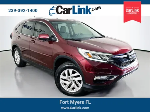 Red 2015 Honda CR-V EX-L for sale in Fort Myers, FL