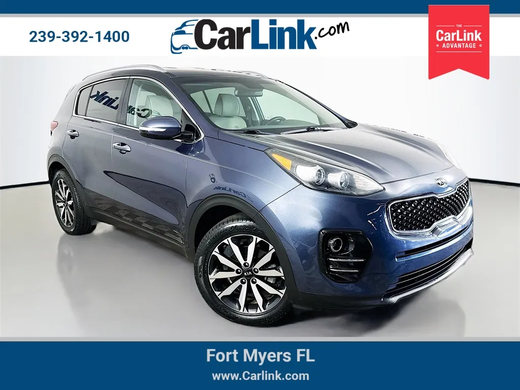 Blue 2019 Kia Sportage EX for sale in Fort Myers, FL