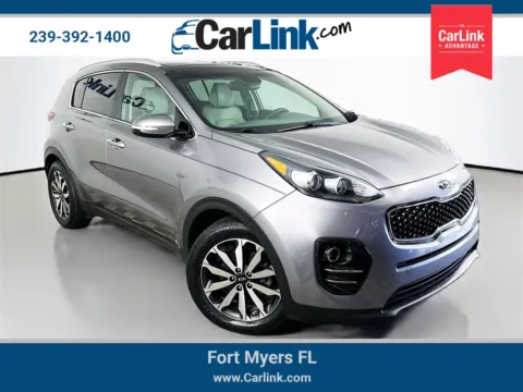 Silver 2017 Kia Sportage EX for sale in Fort Myers, FL
