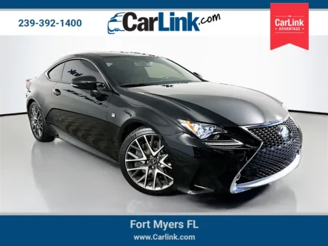 Black 2016 Lexus RC 200t for sale in Fort Myers, FL