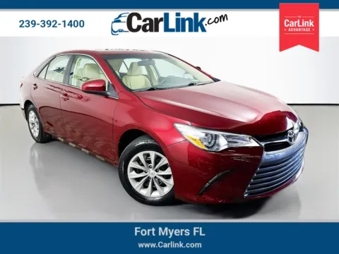 Red 2016 Toyota Camry LE for sale in Fort Myers, FL