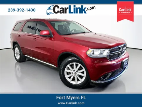 Red 2015 Dodge Durango SXT for sale in Fort Myers, FL