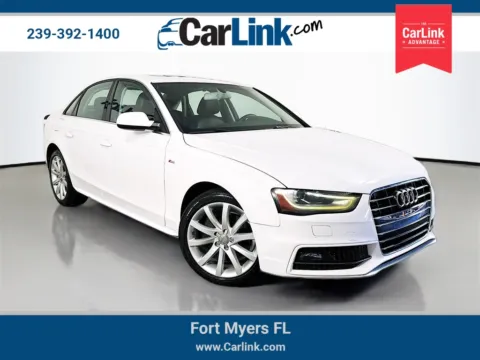 White 2014 Audi A4 2.0T Premium for sale in Fort Myers, FL