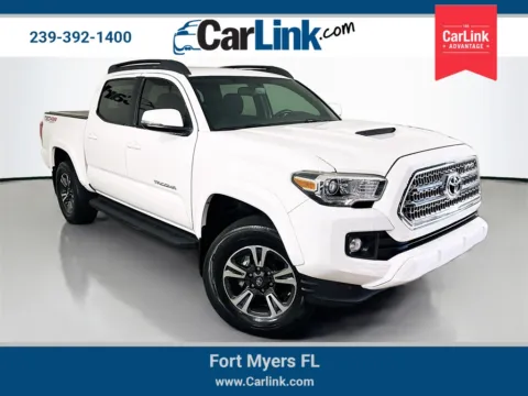 White 2017 Toyota Tacoma TRD Sport for sale in Fort Myers, FL
