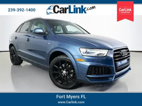 Blue 2018 Audi Q3 2.0T Premium for sale in Fort Myers, FL