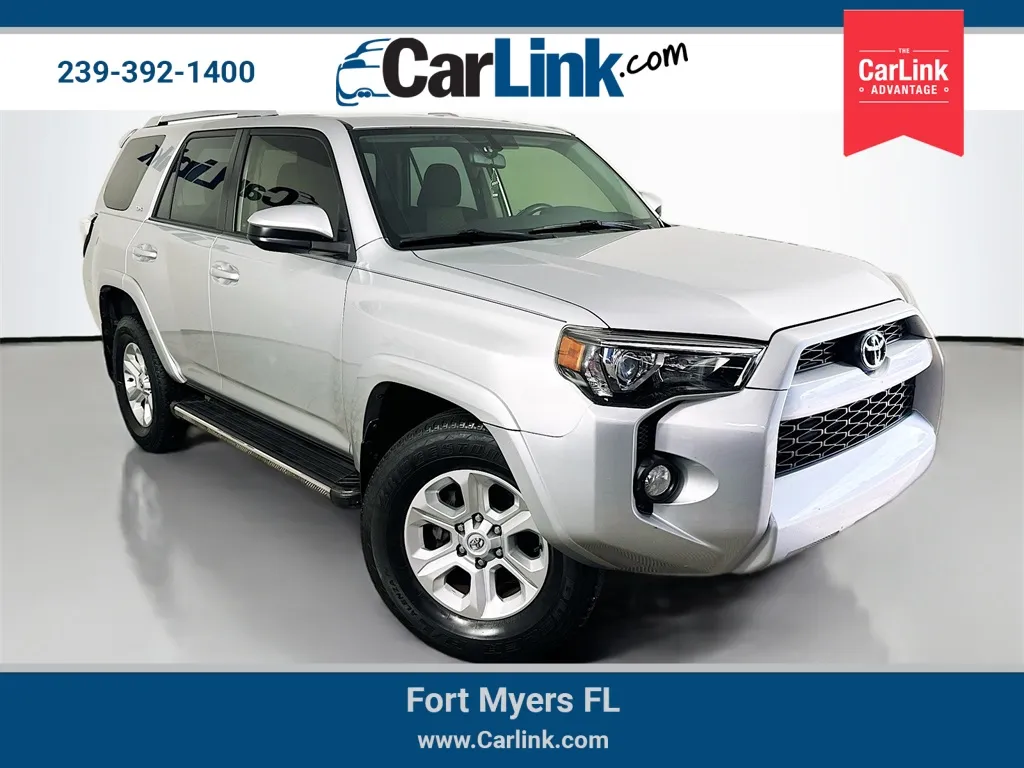 Silver 2015 Toyota 4Runner SR5 for sale in Fort Myers, FL