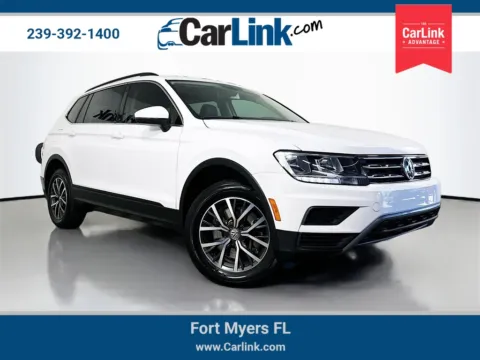 White 2019 Volkswagen Tiguan 2.0T SE for sale in Fort Myers, FL