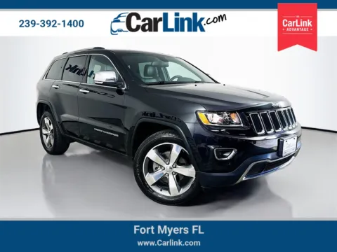 Black 2015 Jeep Grand Cherokee Limited for sale in Fort Myers, FL
