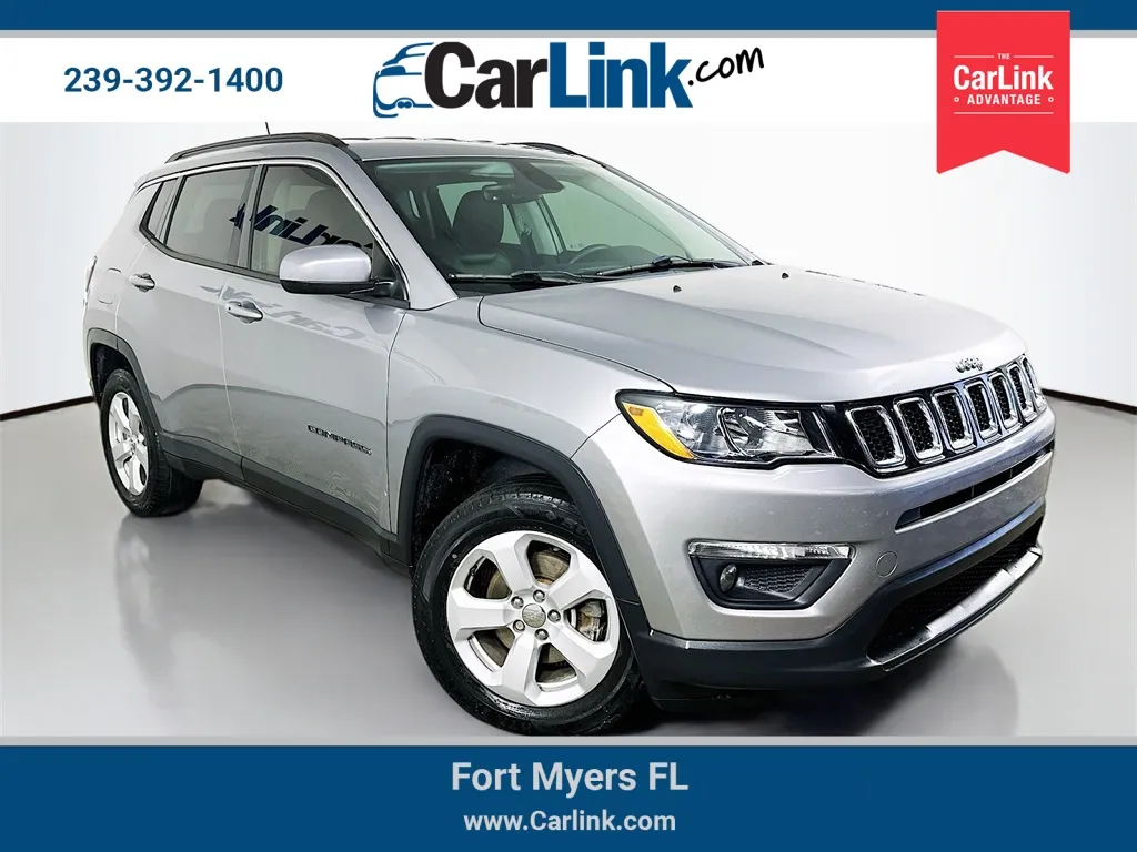 Silver 2018 Jeep Compass Latitude for sale in Fort Myers, FL