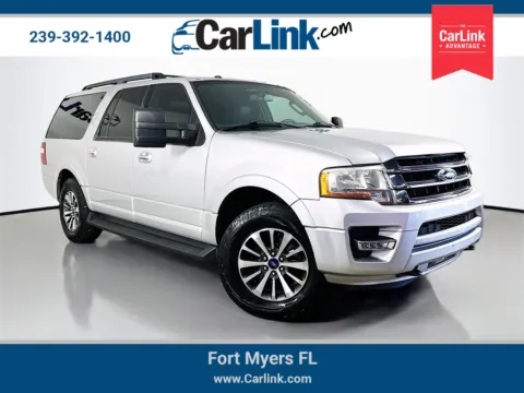 Silver 2016 Ford Expedition EL XLT for sale in Fort Myers, FL