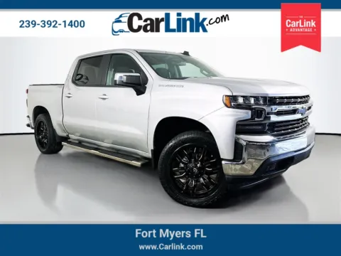 Silver 2019 Chevrolet Silverado 1500 LT for sale in Fort Myers, FL